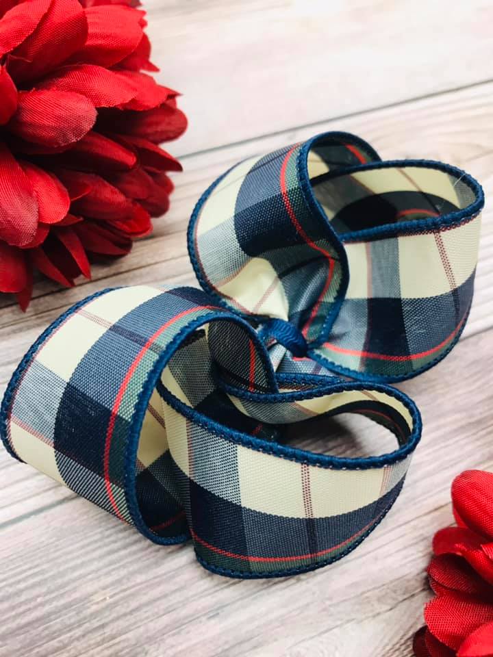 Vintage Blue Plaid